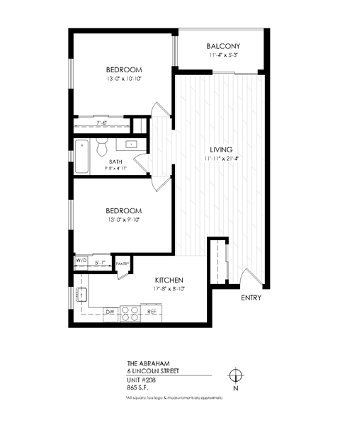 The Abraham 2 Bedroom in Denver, Colorado